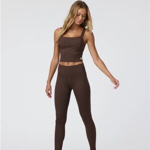 Vuori Brown Ribbed Set